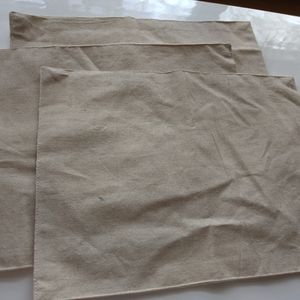 Linen Placemat with Liner Rectangle Table Decoration Cotton Linen Vintage